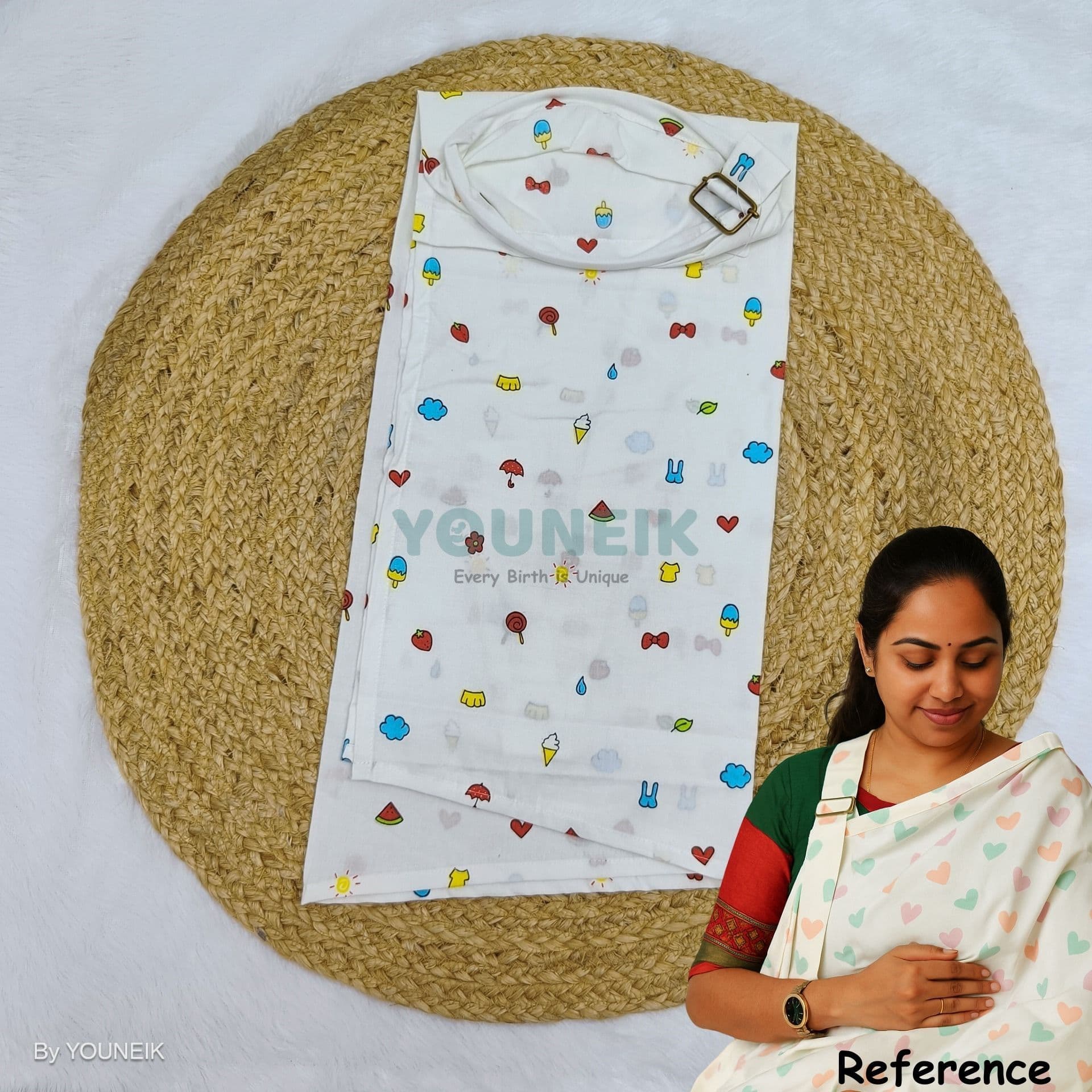 Feeding Apron - Ice & Fruits