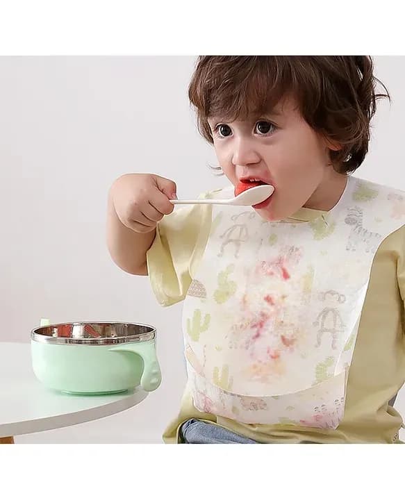 Disposable Bibs - 10 Pieces 