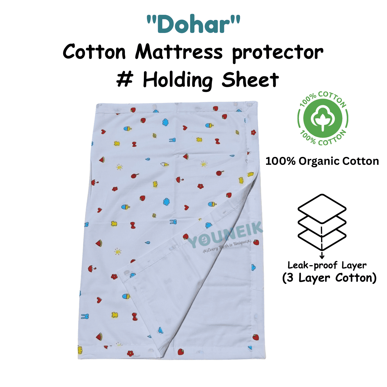 Dohar(S)- Matress Protector- Ice & Fruits