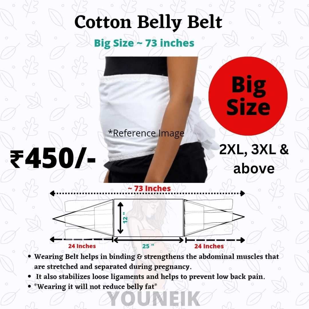 Cotton Belly Wrap Belt | Big Size | 100cm+