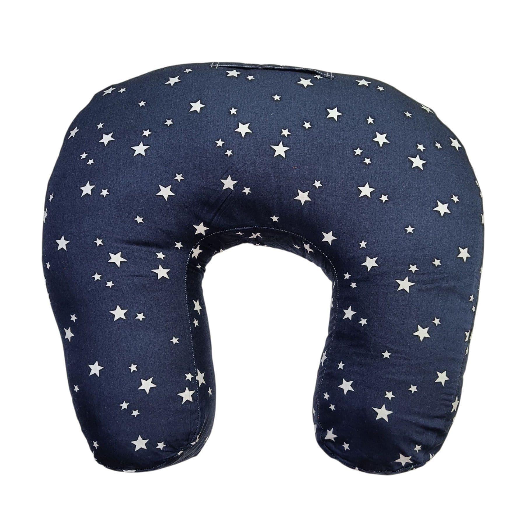 Large Feeding Pillow - Navy Blue Star