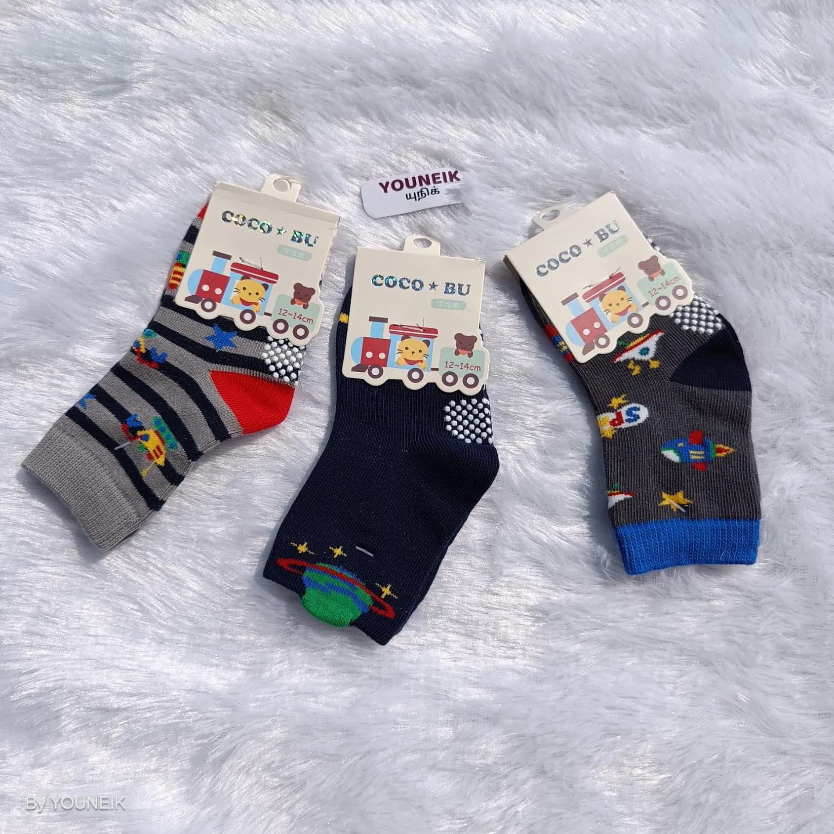Anti Slippery Socks Pack of 3 - SC4