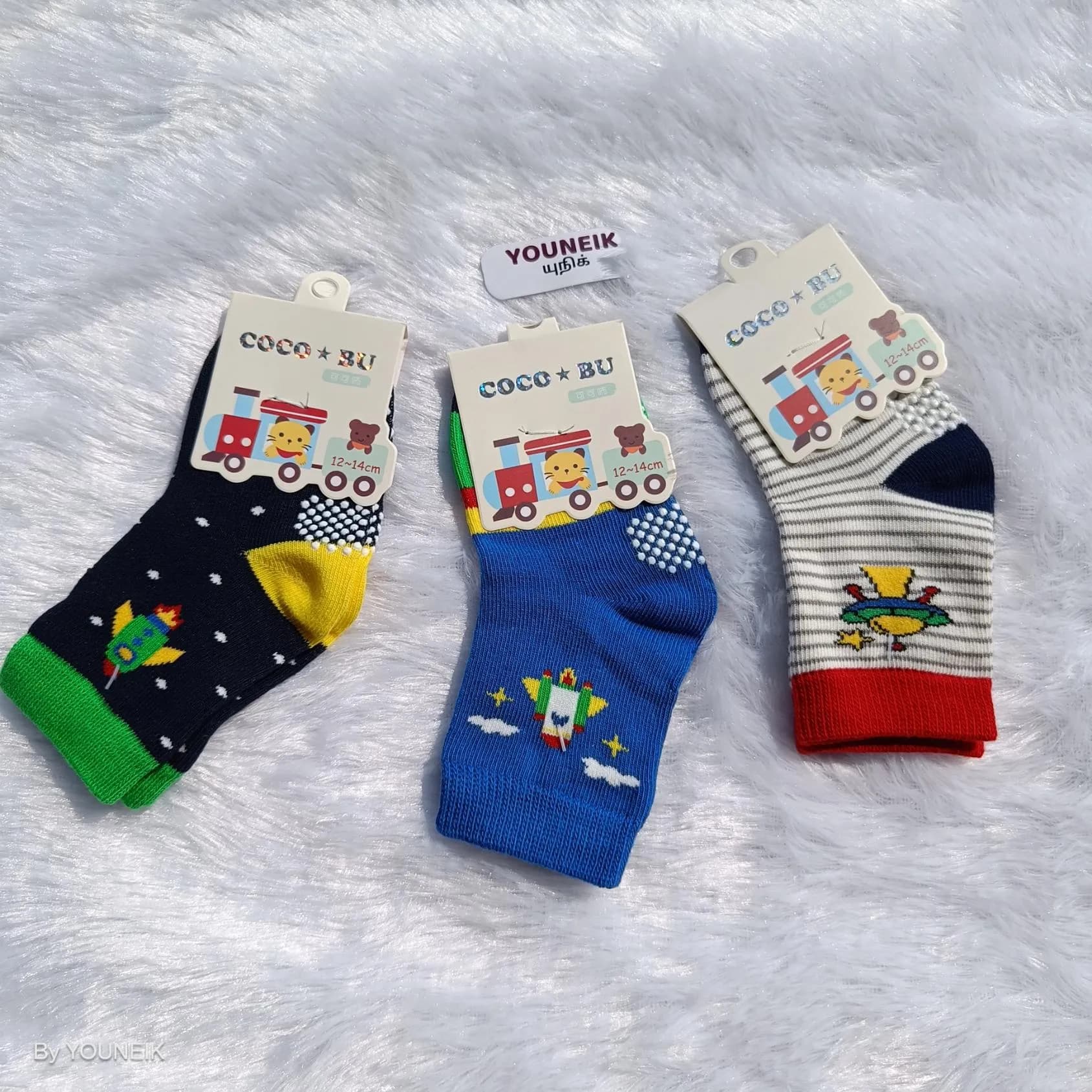 Anti Slippery Socks Pack of 3 - SC3