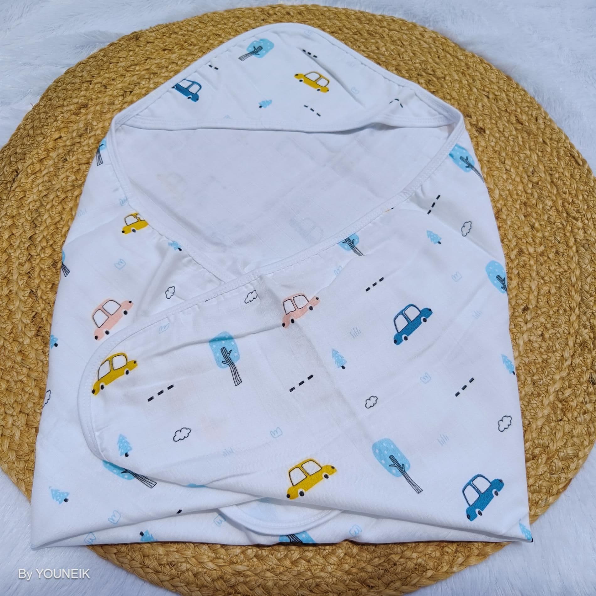 Organic Muslin Hooded Towel/Blanket 