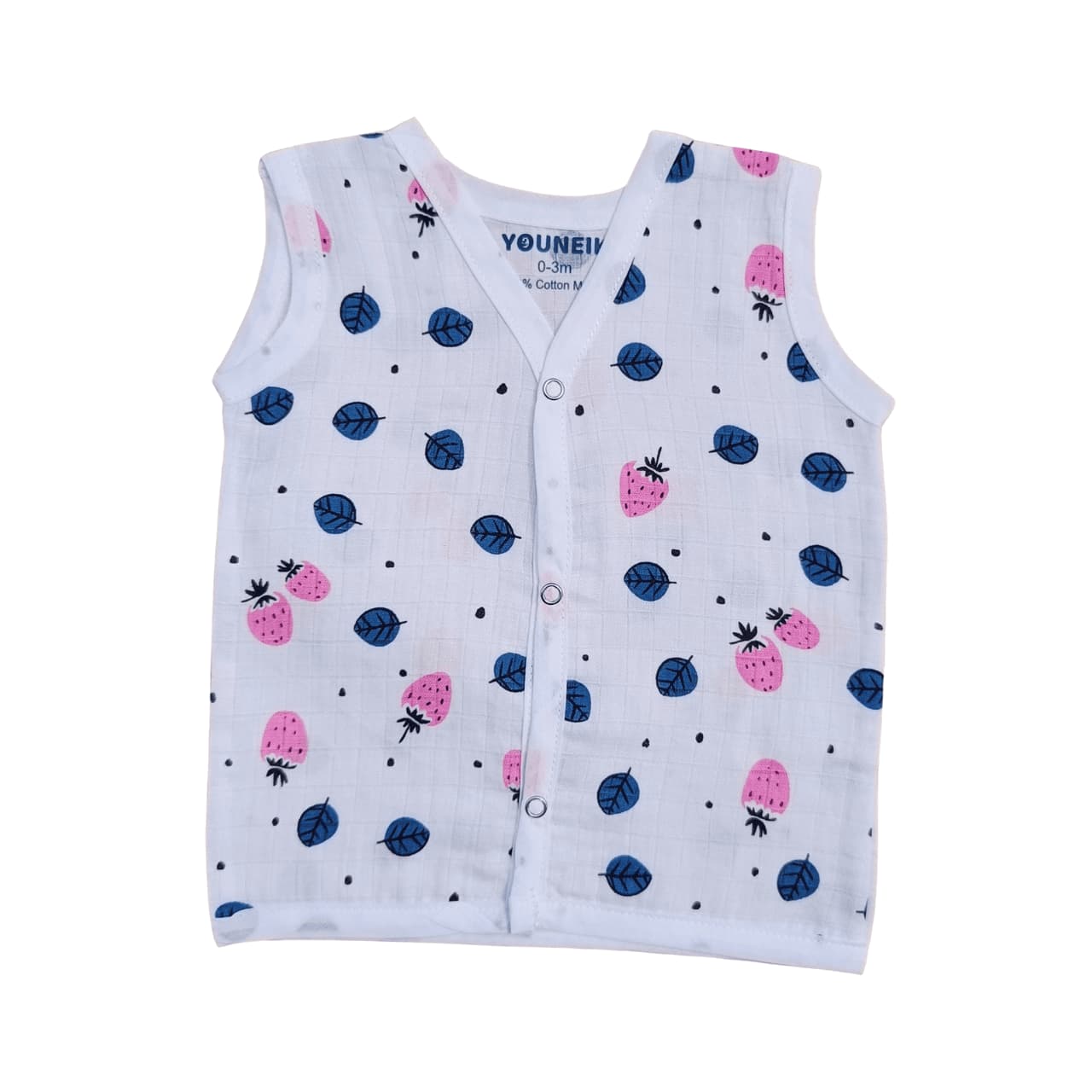Premium SB Muslin Jabla - Pink Strawberry