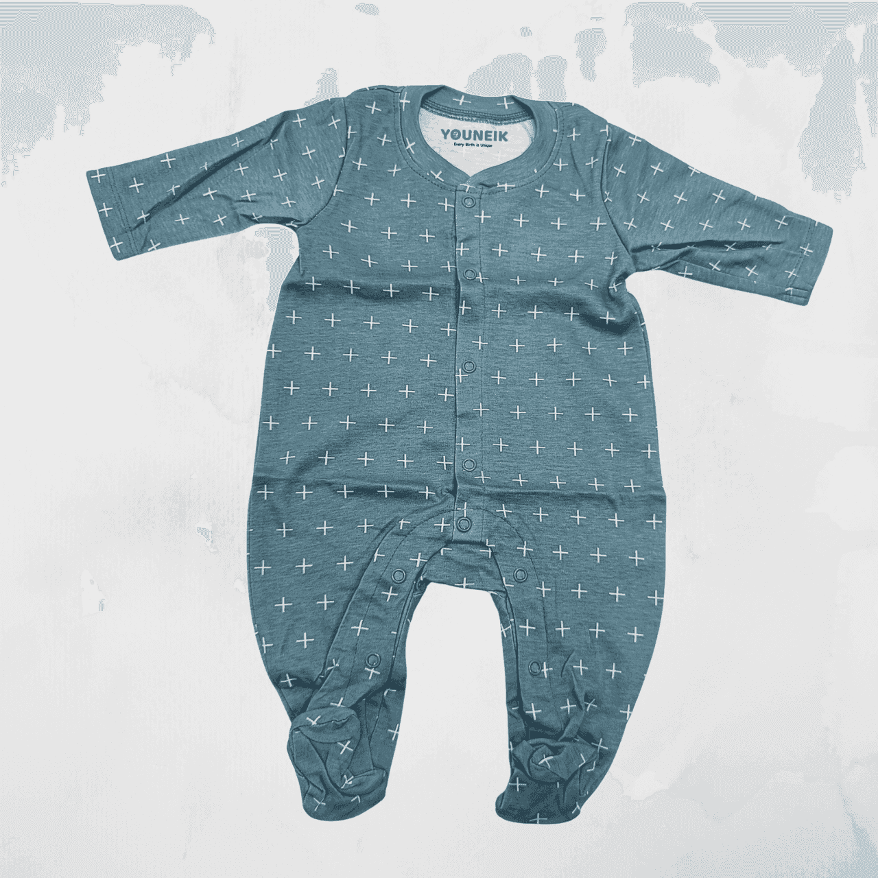 Sleepsuit/Full Rompers 0-3m Snap Button 