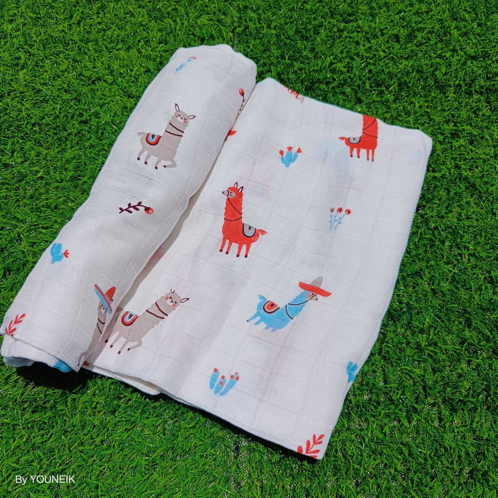 Bamboo Swaddle 120*120cm Lamb