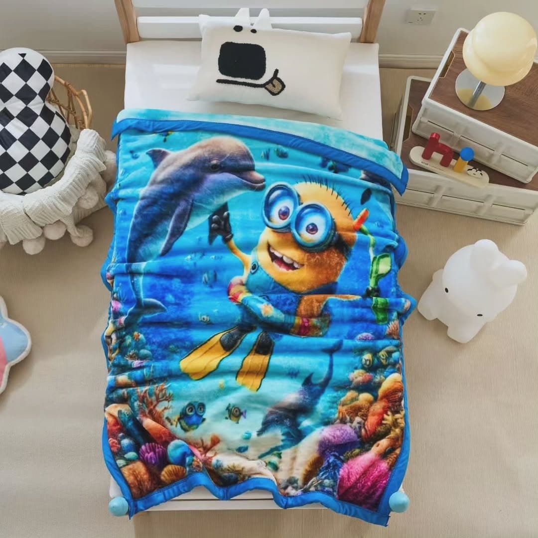 Double Layer Fleece Blanket 100*140cm